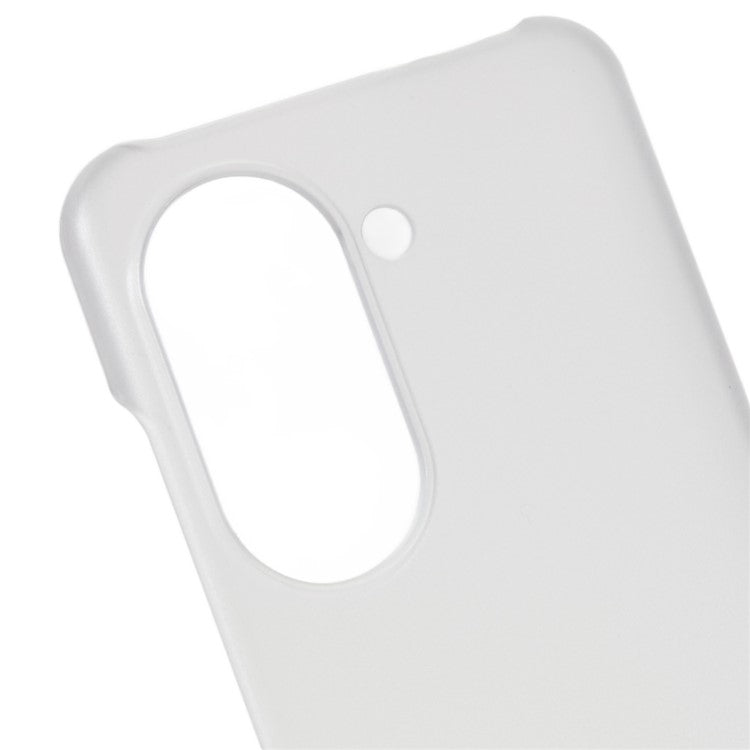 For Asus Zenfone 9 5G Glossy Rubberized Mobile Everyday Case Hard PC Shockproof Defender Phone Cover - Transparent