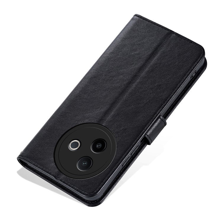 AZNS For vivo Y300i 5G  /  Y39 5G Case Anti-Scratch PU Leather Stand Wallet Phone Cover - Black