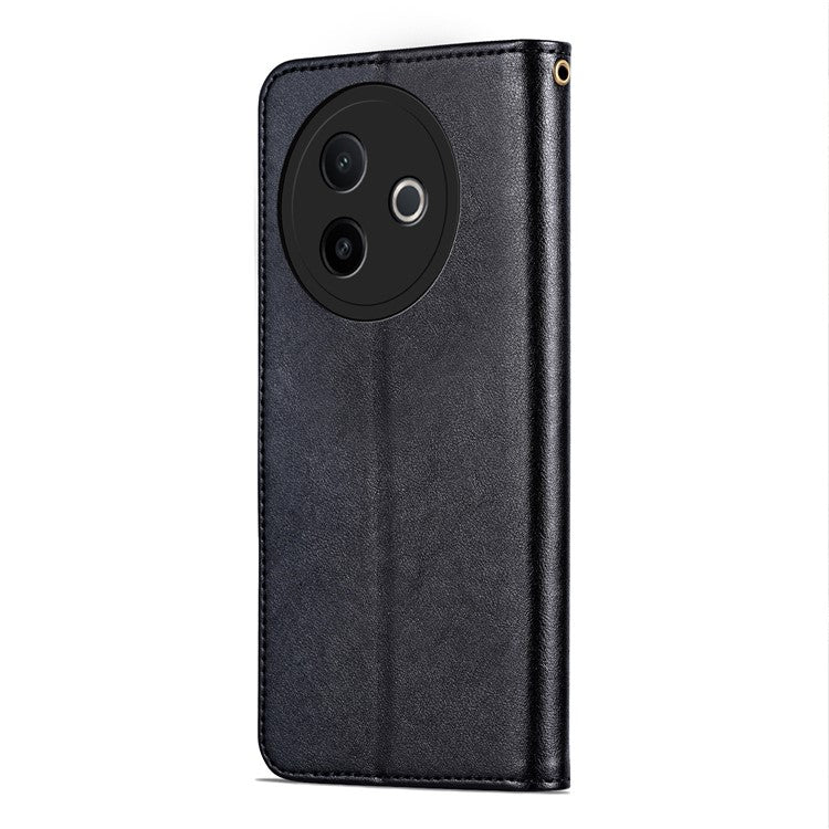 AZNS For vivo Y300i 5G  /  Y39 5G Case Anti-Scratch PU Leather Stand Wallet Phone Cover - Black