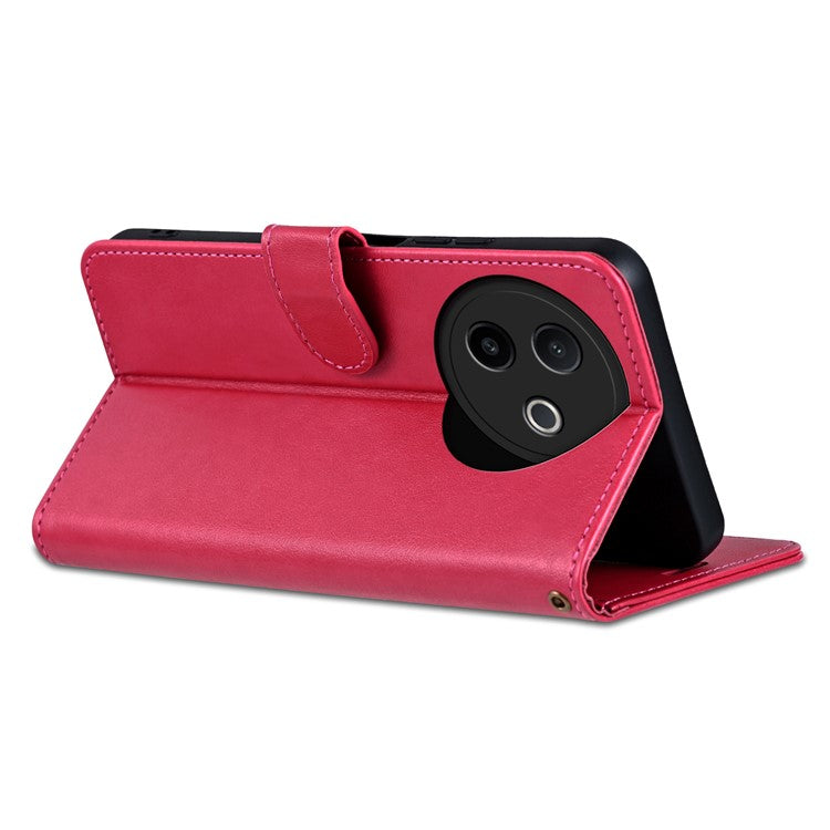 AZNS For vivo Y300i 5G  /  Y39 5G Case Anti-Scratch PU Leather Stand Wallet Phone Cover - Red