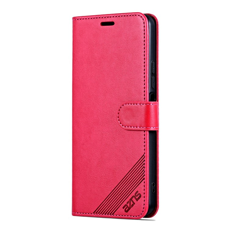 AZNS For vivo Y300i 5G  /  Y39 5G Case Anti-Scratch PU Leather Stand Wallet Phone Cover - Red