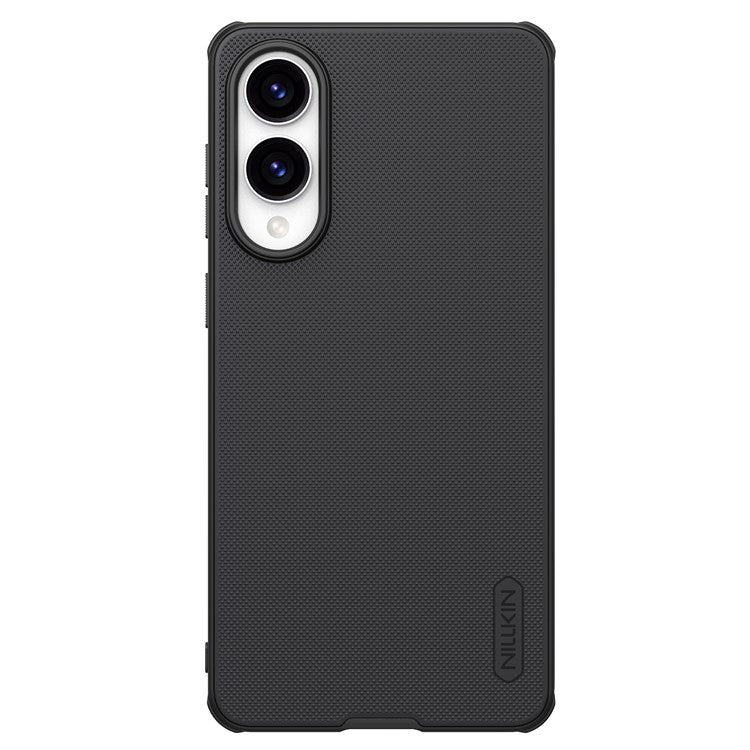 NILLKIN Frosted Shield Pro For Samsung Galaxy S25 Edge Case Matte PC + TPU Phone Cover - Black