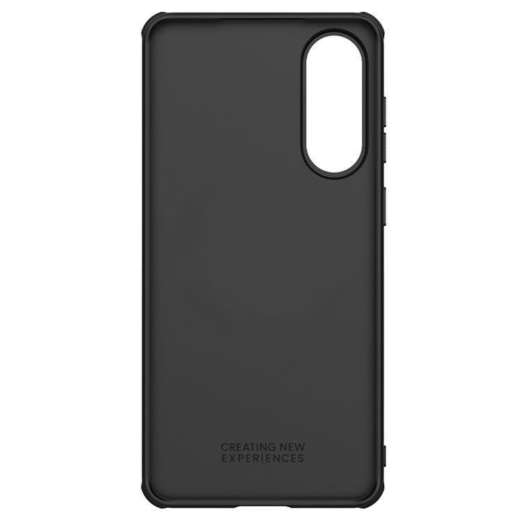 NILLKIN Frosted Shield Pro For Samsung Galaxy S25 Edge Case Matte PC + TPU Phone Cover - Black