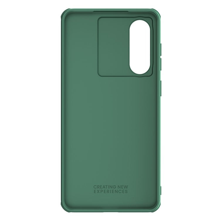 NILLKIN Camshield Pro Series for Samsung Galaxy S25 Edge Case PC + TPU Slide Camera Lid Phone Cover - Green