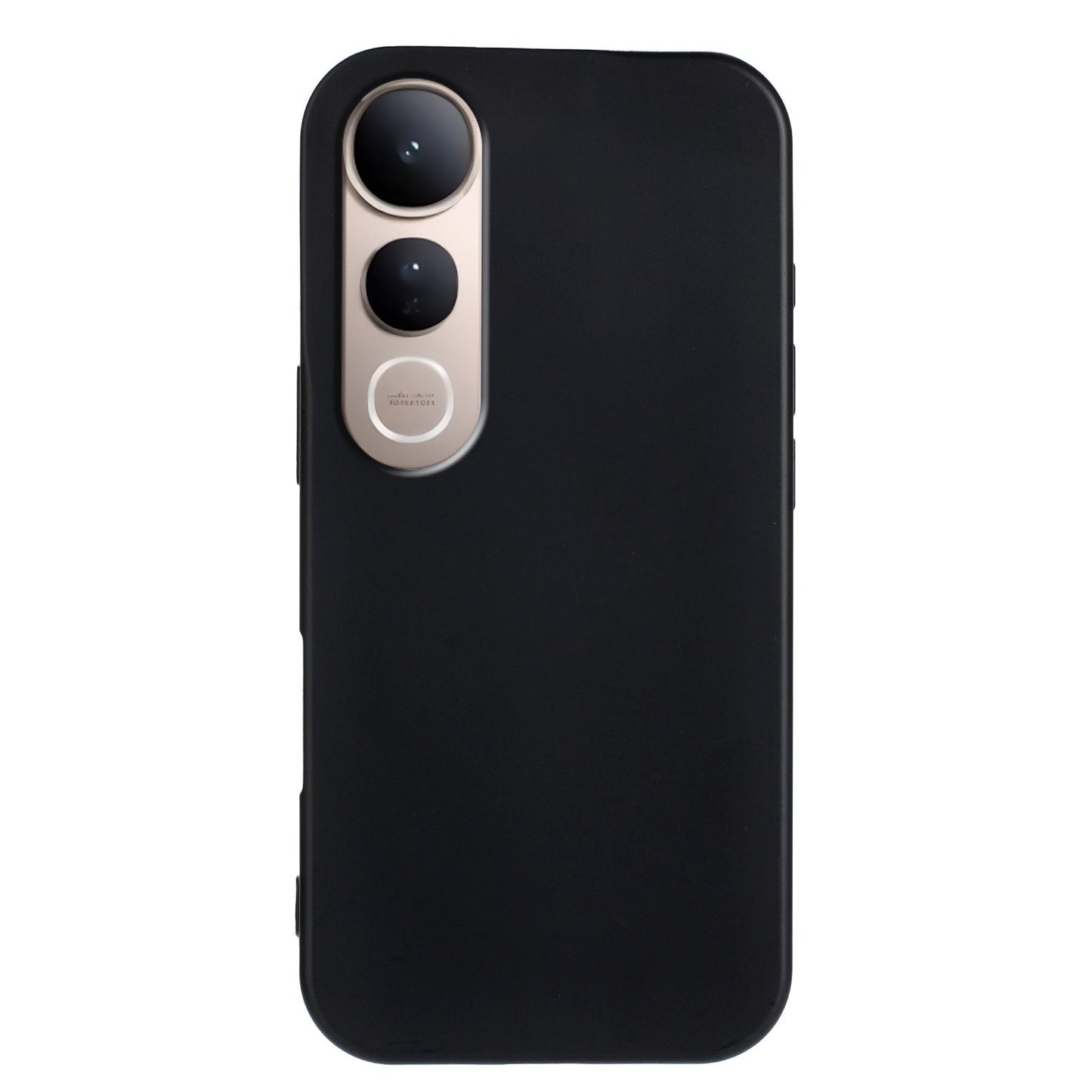 For vivo V50 Lite 5G TPU Case Soft Matte Anti-fingerprint Phone Back Cover - Black