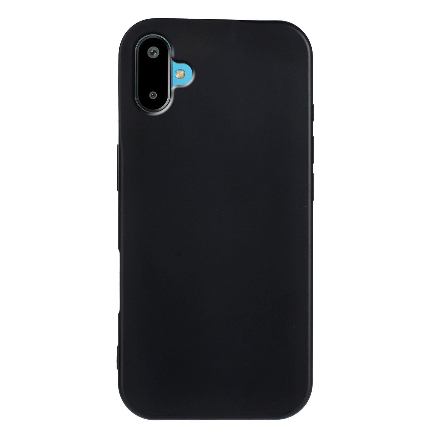 For Samsung Galaxy M06 5G / Galaxy F06 5G TPU Case Soft Matte Anti-fingerprint Phone Back Cover - Black
