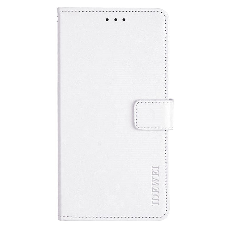 IDEWEI For Realme 14 Pro 5G Stand Case Crazy Horse Texture Leather Phone Cover - White