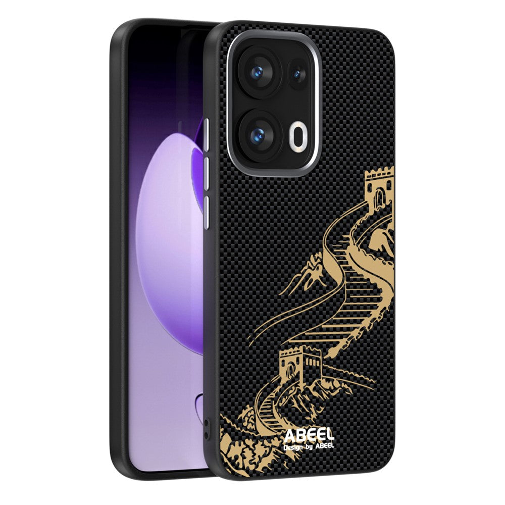 ABEEL For Oppo Reno13 Pro 5G Case Compatible with MagSafe Ultra Slim PC TPU Phone Back Cover - The Great Wall