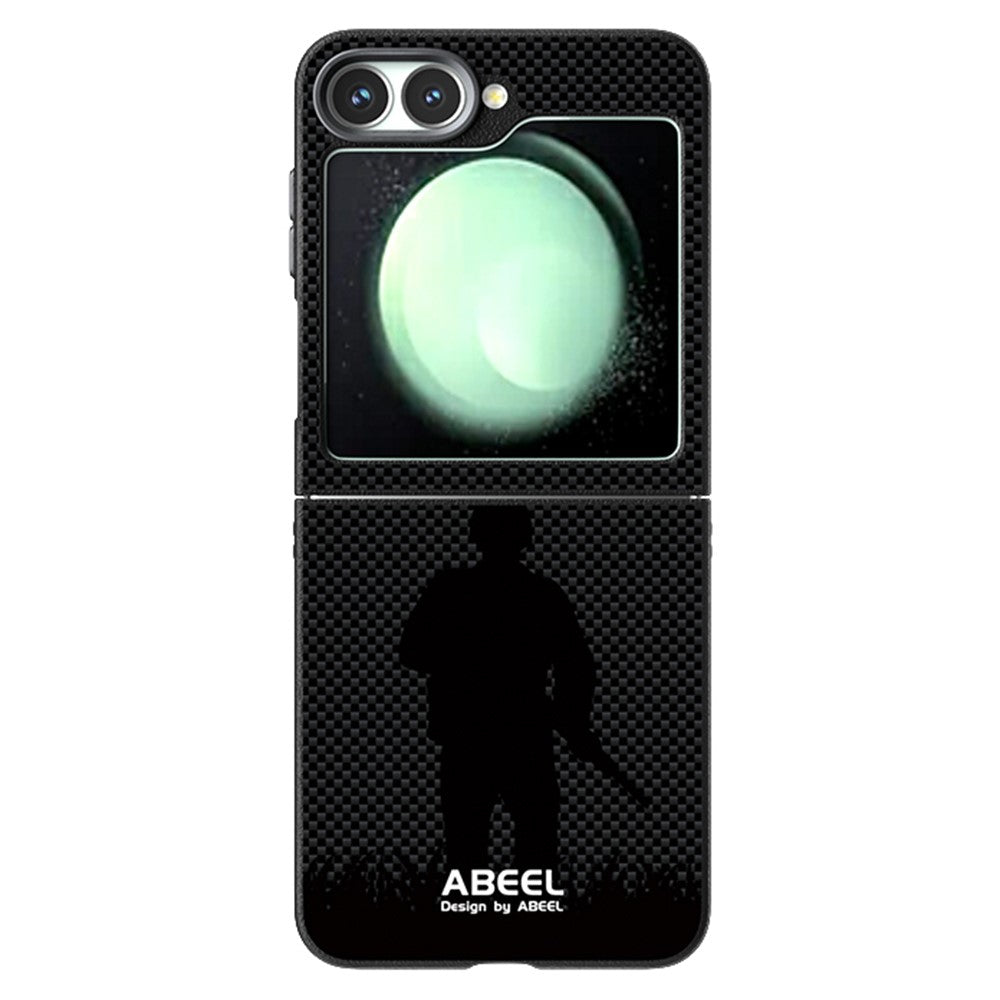 ABEEL For Samsung Galaxy Z Flip7 FE 5G / Z Flip6 5G Case Compatible with MagSafe Ultra Slim PC TPU Phone Back Cover - Warrior