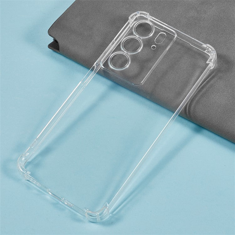 For Realme 14x 5G  /  C75 Phone Case Reinforced Four Corner Anti-Drop Clear TPU Cover