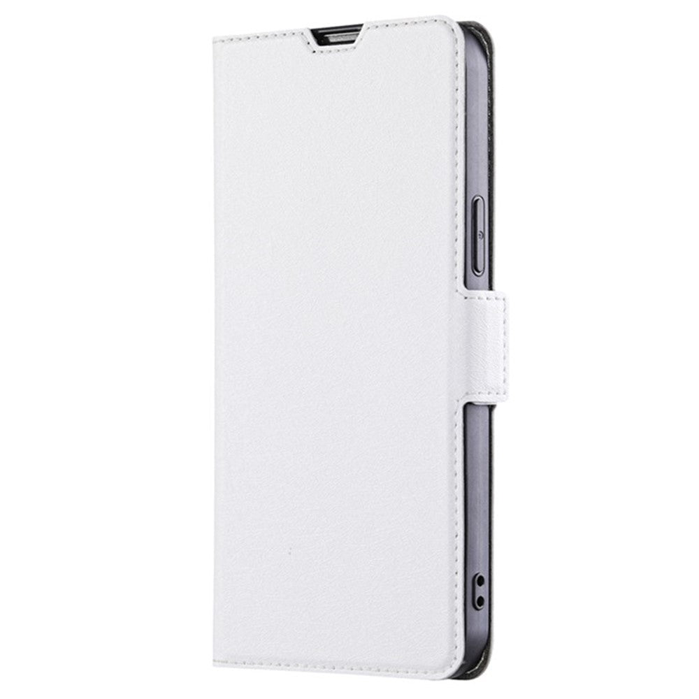 For Oppo Reno13 F 5G  /  4G Case Card Holder PU Leather Phone Cover - White