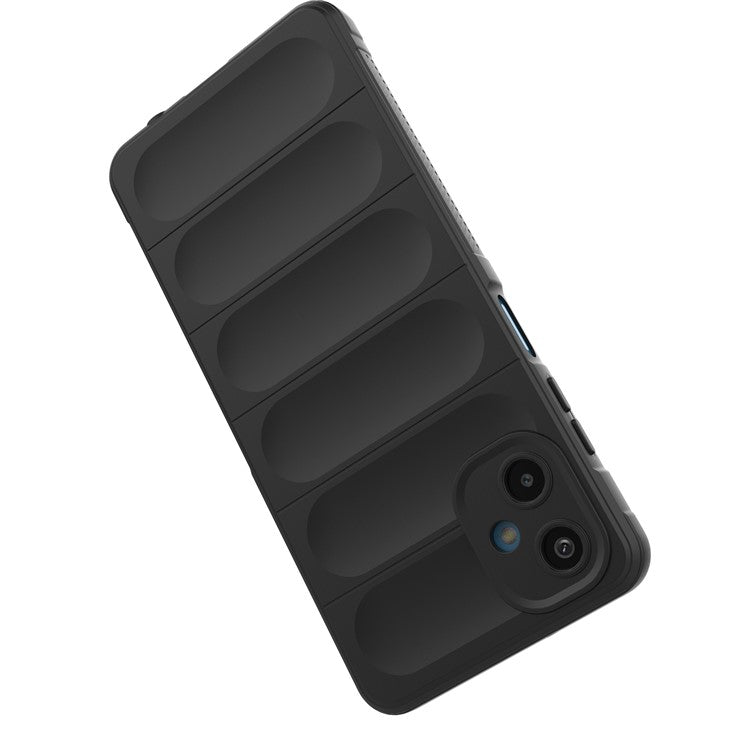 For Samsung Galaxy F06 5G / M06 5G Case Anti-Drop Soft TPU Rugged Phone Back Cover - Black