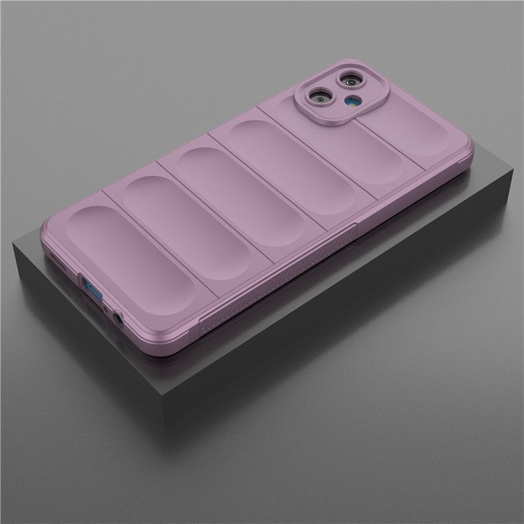For Samsung Galaxy F06 5G / M06 5G Case Anti-Drop Soft TPU Rugged Phone Back Cover - Light Purple