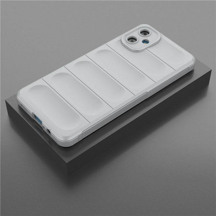 For Samsung Galaxy F06 5G / M06 5G Case Anti-Drop Soft TPU Rugged Phone Back Cover - Light Grey