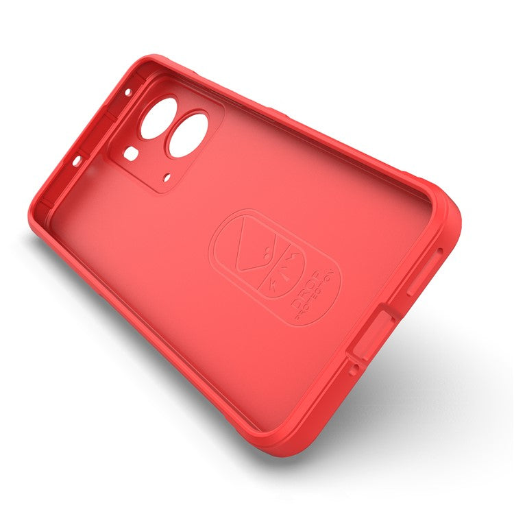 For Realme P3 5G  /  Neo7x 5G Case Anti-Drop Soft TPU Rugged Phone Back Cover - Red
