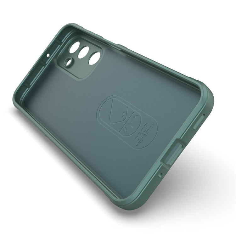 For Samsung Galaxy M16 5G / F16 5G Case Anti-Drop Soft TPU Rugged Phone Back Cover - Green