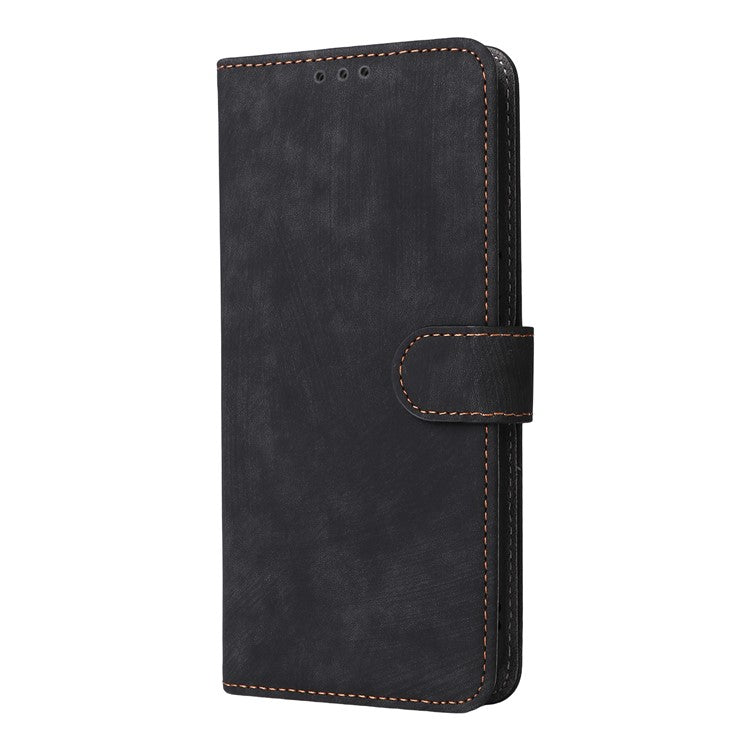 For Samsung Galaxy M16 5G / F16 5G Case Wallet RFID Blocking PU Leather Cover Stand with Strap - Black