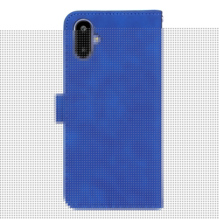 For Samsung Galaxy F06 5G / M06 5G Leather Case Skin Feel Anti Drop Wallet Flip Phone Cover - Blue