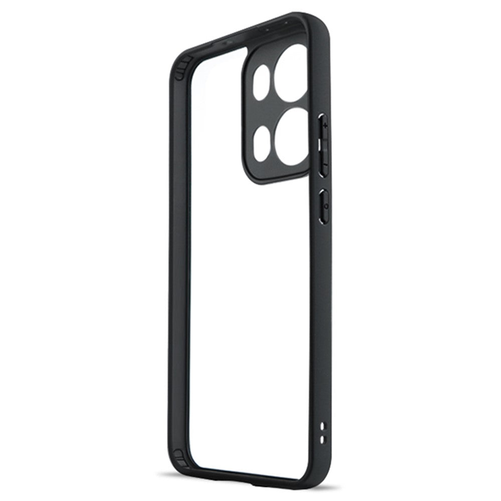 For Oppo Reno13 Pro 5G Case Shockproof PC + TPU Clear Back Phone Cover