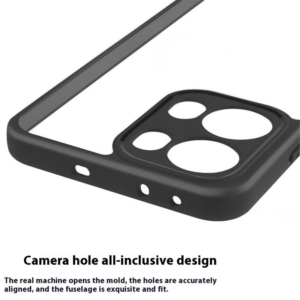 For Oppo Reno13 Pro 5G Case Shockproof PC + TPU Clear Back Phone Cover