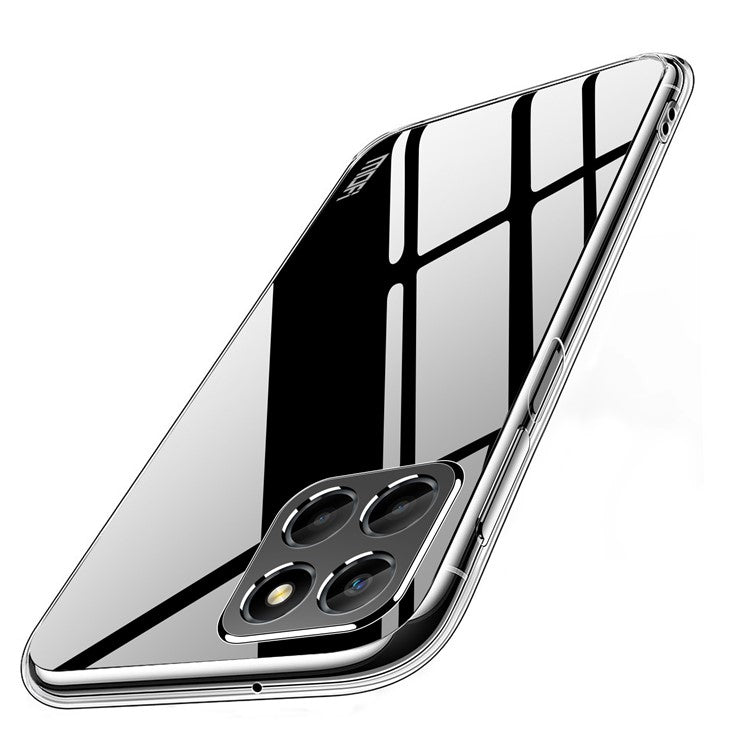 MOFI for Honor X8 5G Bump Proof TPU Shell, Clear Crystal Not-Yellowing Case Protective Phone Cover