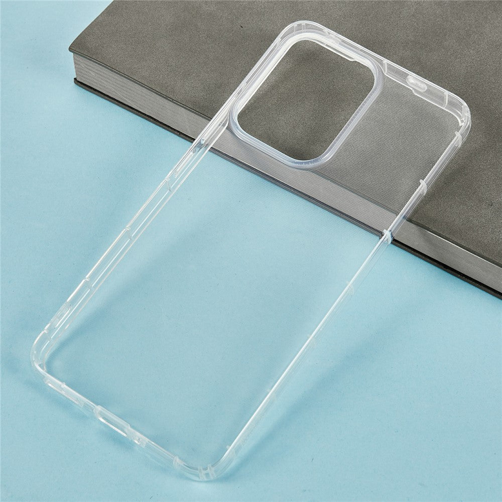 For Oppo Reno13 F 5G Case Transparent TPU Phone Back Cover Airbag Protection
