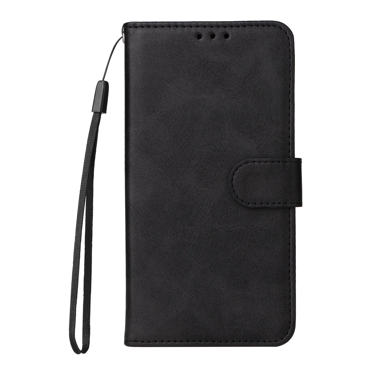 For Samsung Galaxy F06 5G Case Wallet PU Leather Folio Flip Phone Cover - Black