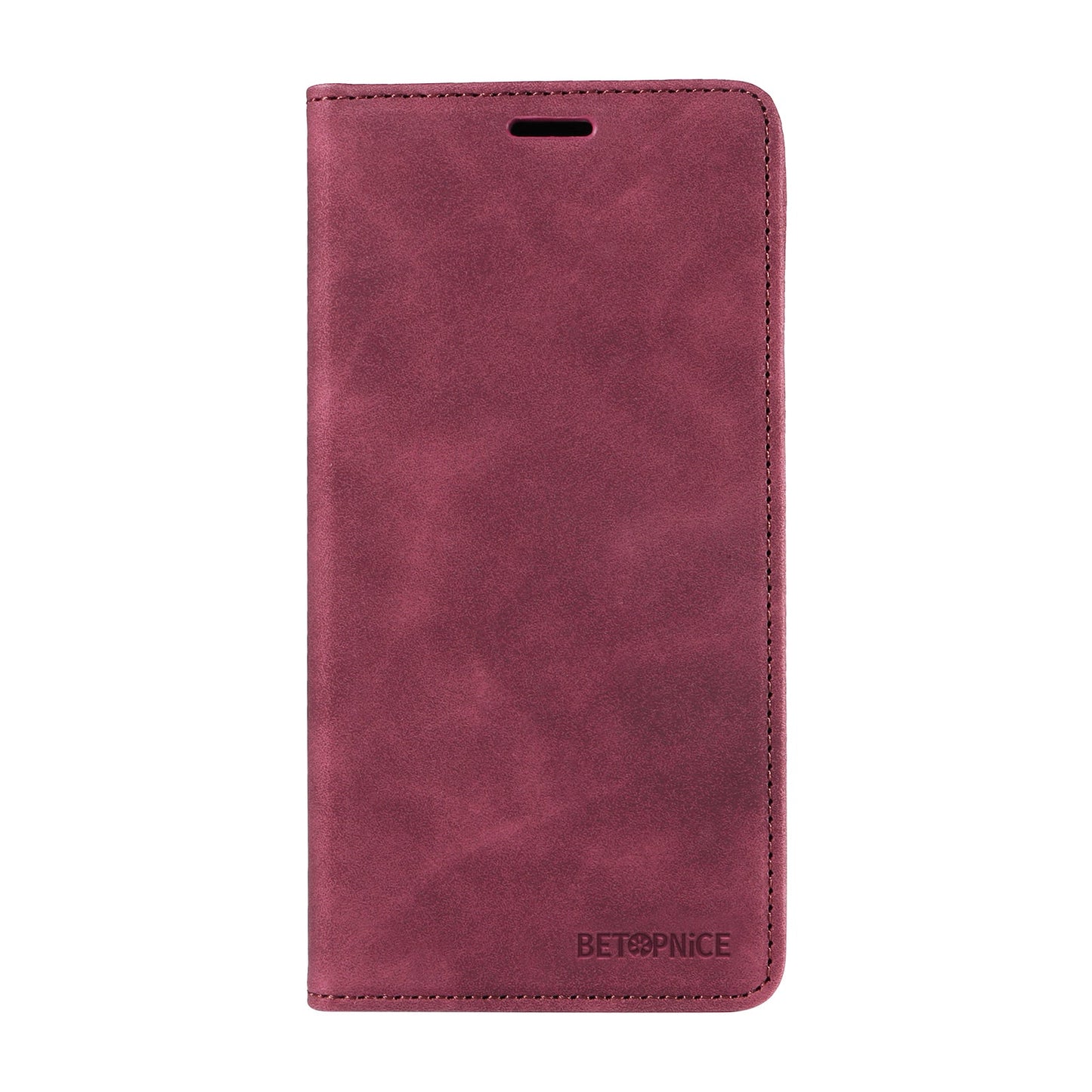 For Samsung Galaxy F06 5G Case BETOPNICE Magnetic Closure RFID Blocking Wallet Stand Leather Phone Cover - Red