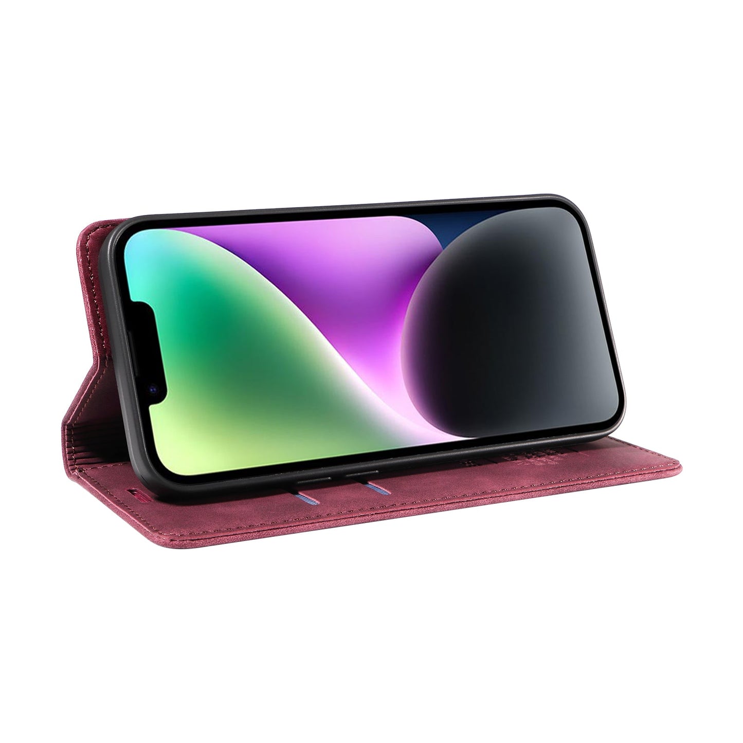 For Samsung Galaxy F06 5G Case BETOPNICE Magnetic Closure RFID Blocking Wallet Stand Leather Phone Cover - Red