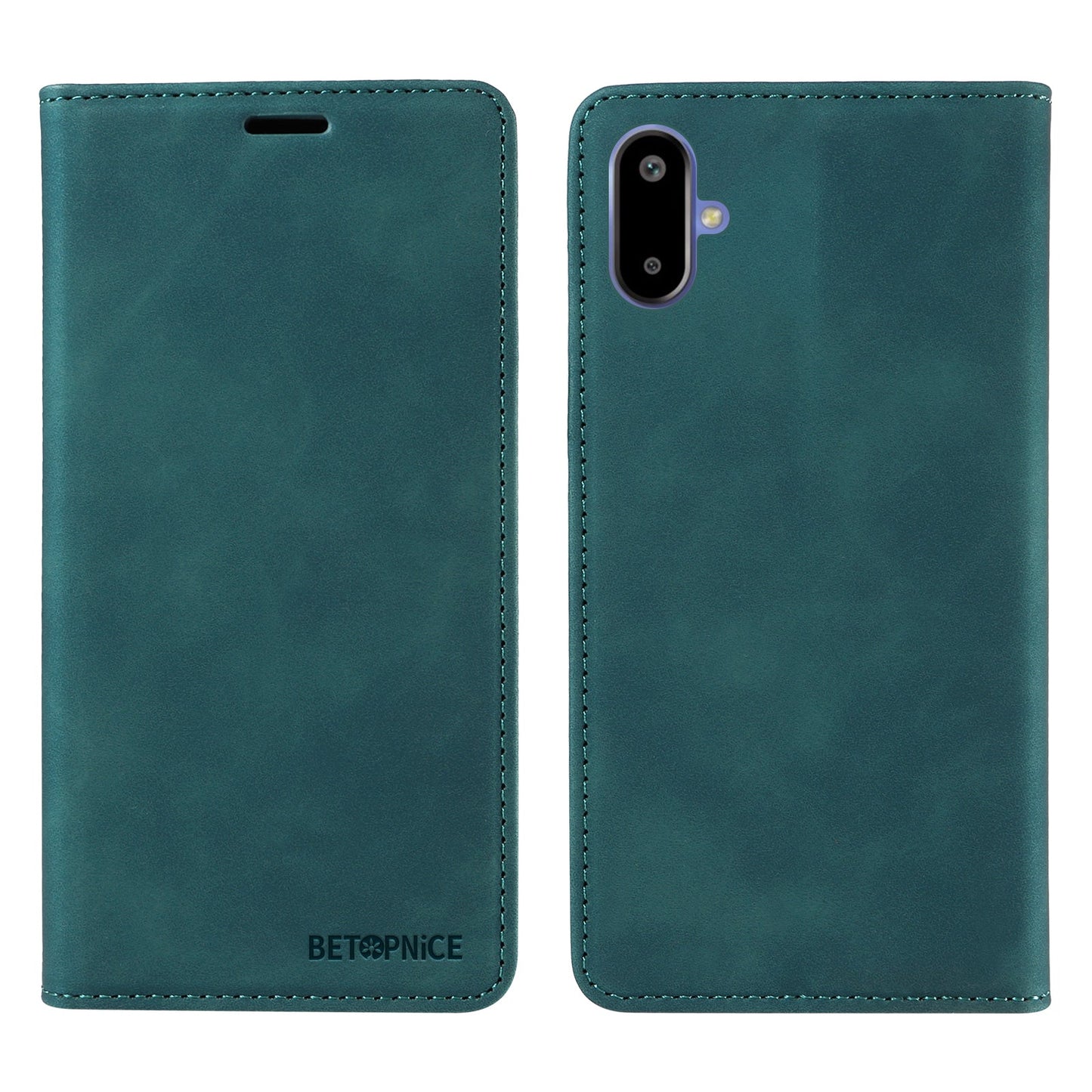 For Samsung Galaxy F06 5G Case BETOPNICE Magnetic Closure RFID Blocking Wallet Stand Leather Phone Cover - Green