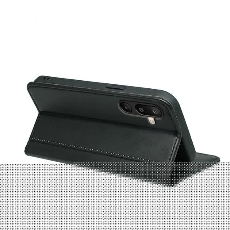 HX01 For Samsung Galaxy M16 5G / F16 5G Wallet Case Magnetic Closing PU Leather Phone Cover - Black