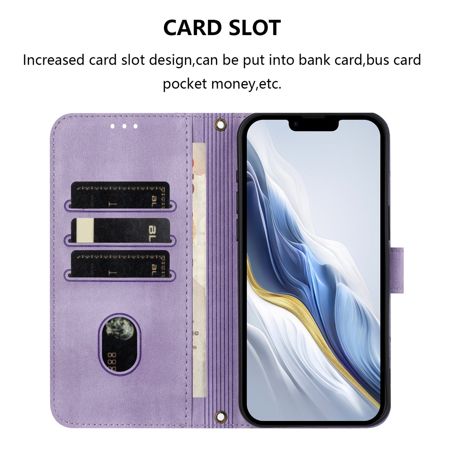 For Oppo Reno13 F 5G Cases Wallet Stand Retro Texture Leather Phone Cover with Lanyard - Light Purple