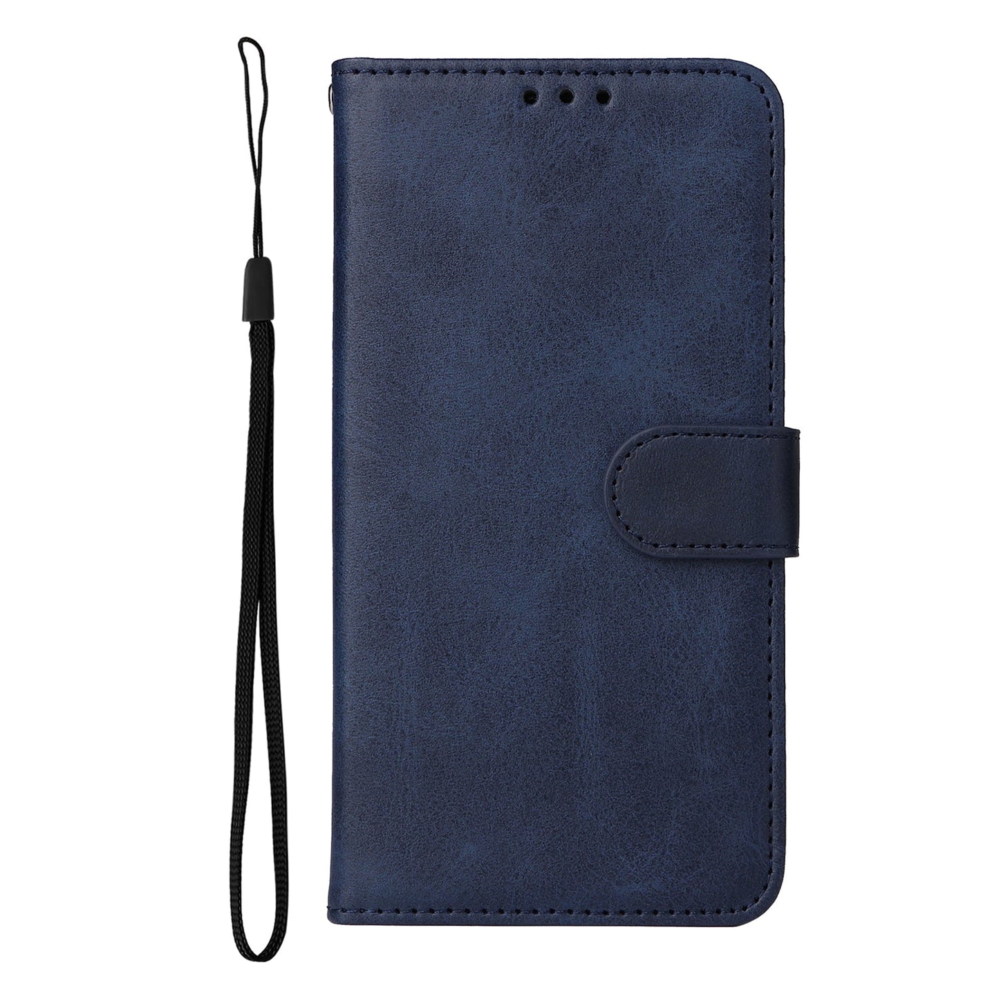 For Samsung Galaxy F16 5G / Galaxy M16 5G Case Wallet PU Leather Folio Flip Phone Cover - Blue