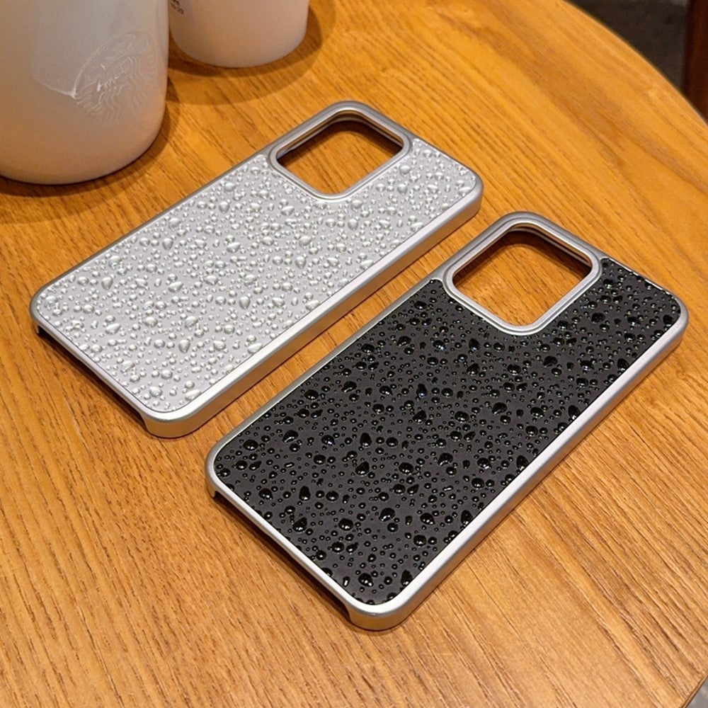 For Oppo Reno13 Pro 5G Case Creative Raindrop Phone Back Cover - Black