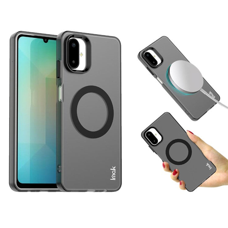 IMAK For Samsung Galaxy F06 5G / M06 5G Case Compatible with MagSafe PC + TPU Protective Phone Back Cover