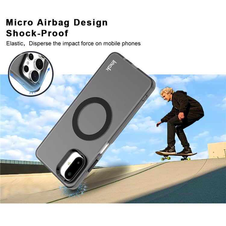 IMAK For Samsung Galaxy F06 5G / M06 5G Case Compatible with MagSafe PC + TPU Protective Phone Back Cover