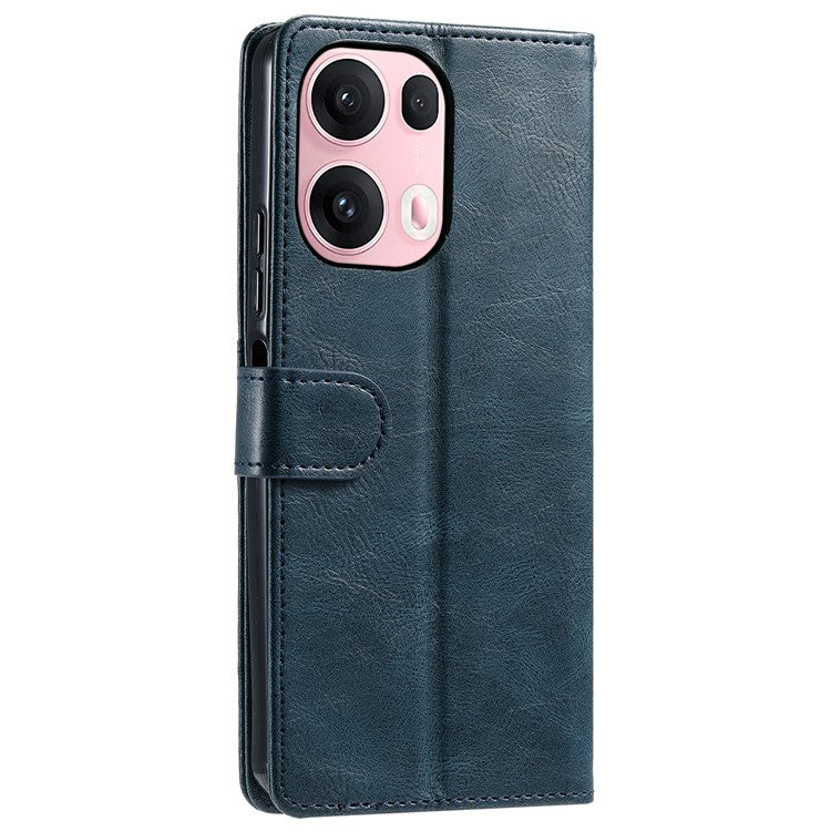 013 Style For Oppo Reno13 Pro 5G Case PU Leather Anti-Fall Phone Cover with 6 Card Slots - Blackish Green
