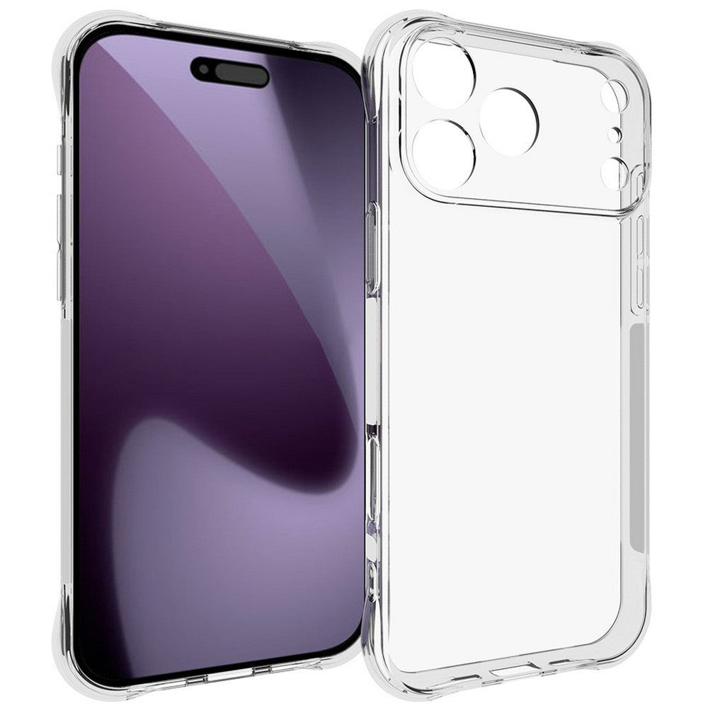 For iPhone 17 Pro Max TPU Phone Case Non Slip Transparent Mobile Phone Cover