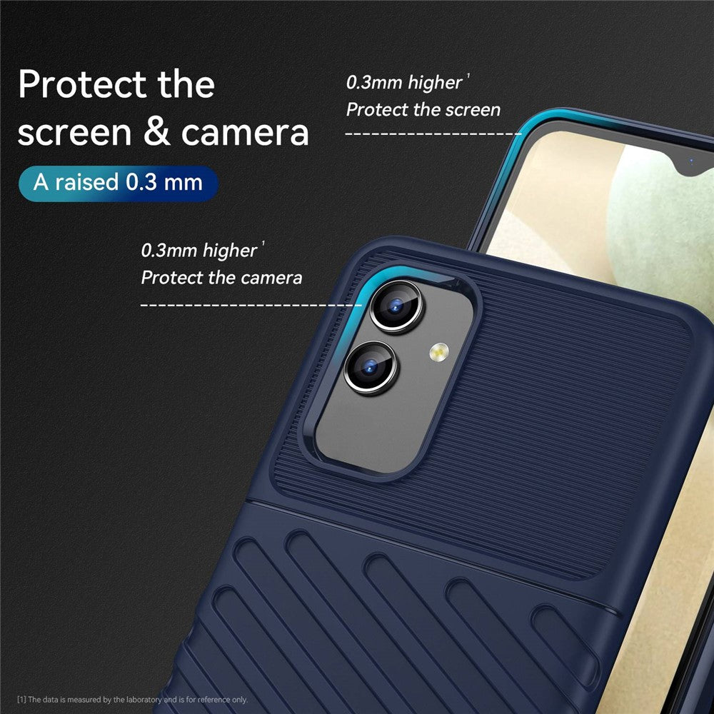 For Samsung Galaxy M13 5G / A13 4G / A13 5G / A04s 4G (164.7 x 76.7 x 9.1 mm) TPU Phone Case Anti-Slip Phone Cover - Blue