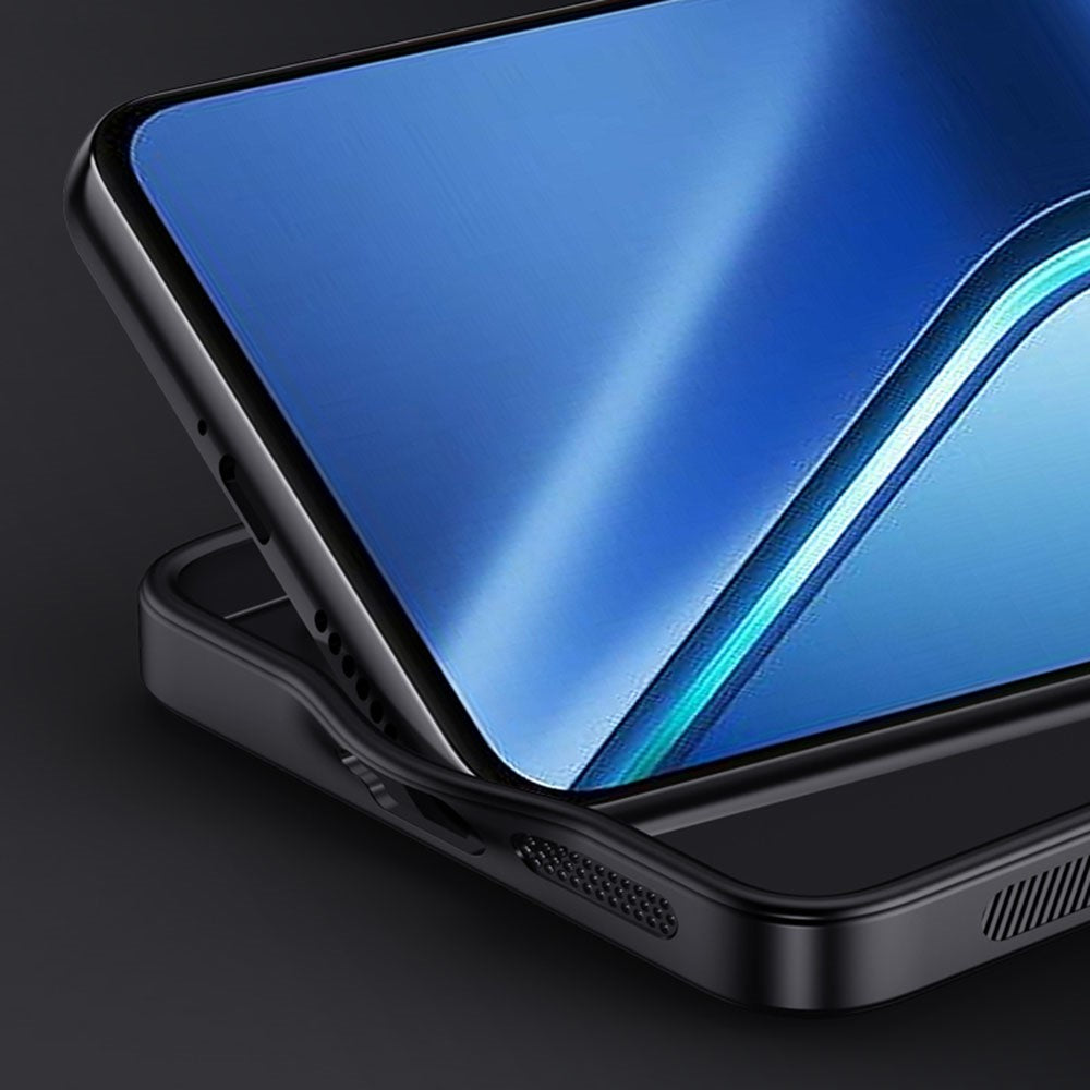 Wood Texture Case For Oppo K13 5G / K13x / K12s (China) PU Leather Coated PC TPU Phone Cover - Blue