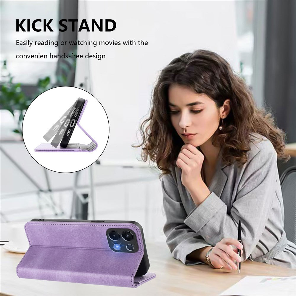 For Oppo K13 5G Wallet Cases Retro Texture RFID Blocking Leather Phone Cover - Light Purple