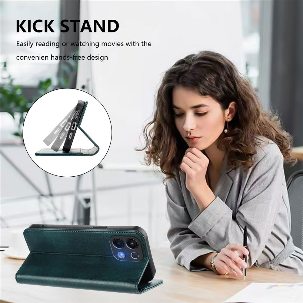 For Oppo K13 5G Wallet Cases Retro Texture RFID Blocking Leather Phone Cover - Dark Green