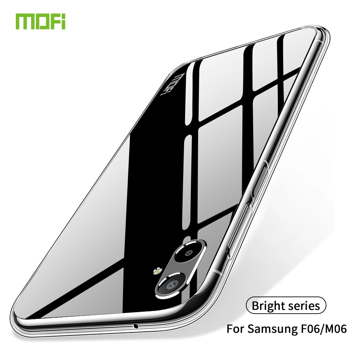 For Samsung Galaxy M06 5G / Galaxy F06 5G Clear Phone Case MOFI Ultra-Thin TPU Phone Back Cover - Transparent