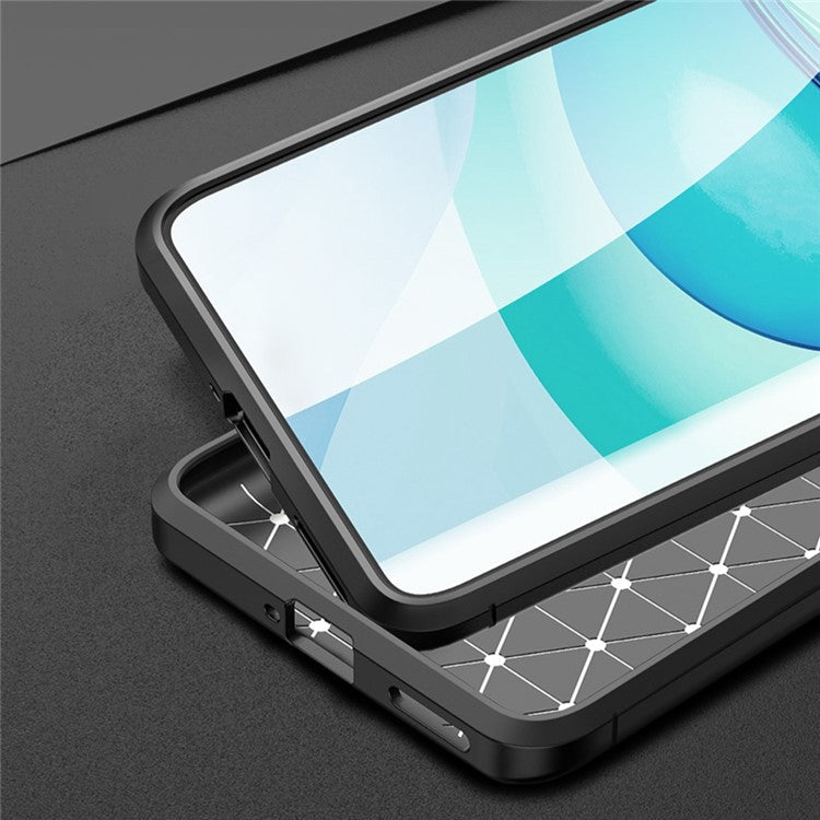 For OnePlus Ace Pro 5G / 10T 5G Litchi Texture Anti-dust Phone Case Shell Shock-Absorption TPU Cover - Black