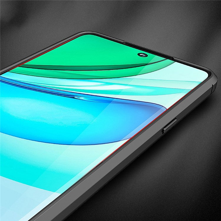 For OnePlus Ace Pro 5G / 10T 5G Litchi Texture Anti-dust Phone Case Shell Shock-Absorption TPU Cover - Black