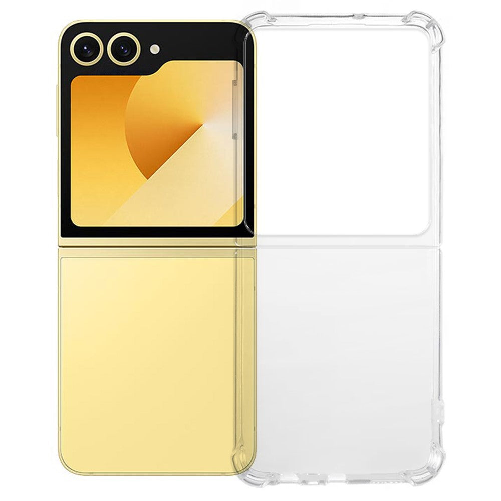 KALEBOL For Samsung Galaxy Z Flip7 5G Case 1.5mm TPU Transparent Anti-Drop Phone Cover