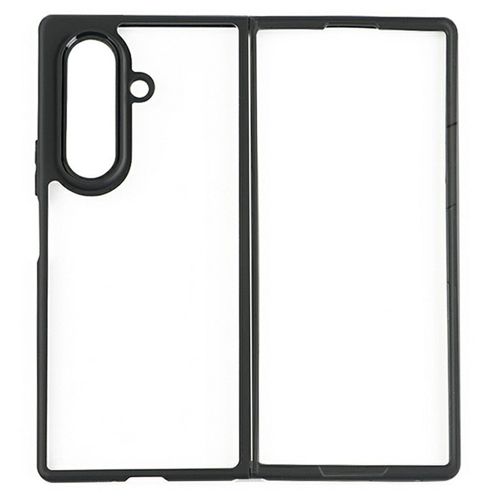 For Samsung Galaxy Z Fold7 5G Case Shockproof PC + TPU Clear Back Phone Cover