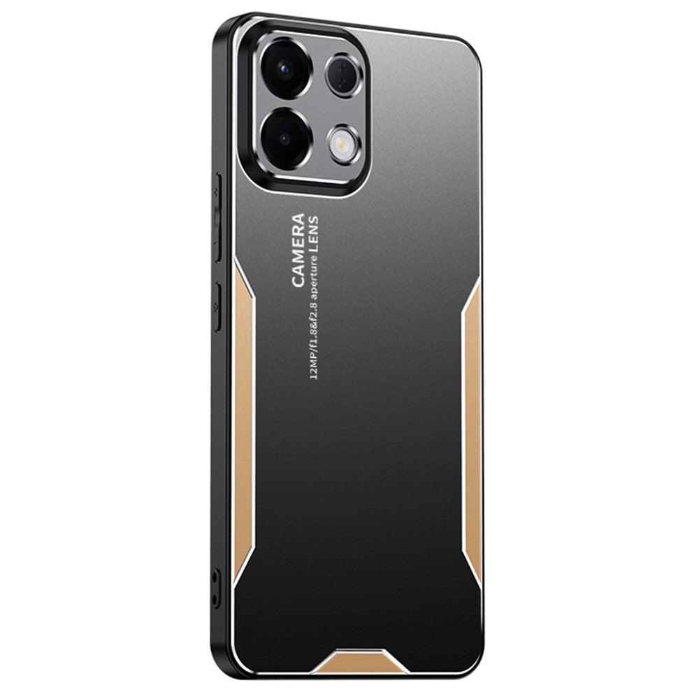 For Oppo K13 5G (Oppo K12s) Phone Case Aluminium Alloy TPU PC Back Cover - Gold