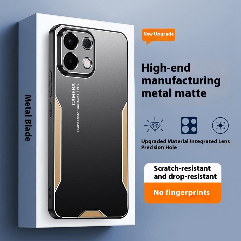 For Oppo K13 5G (Oppo K12s) Phone Case Aluminium Alloy TPU PC Back Cover - Gold