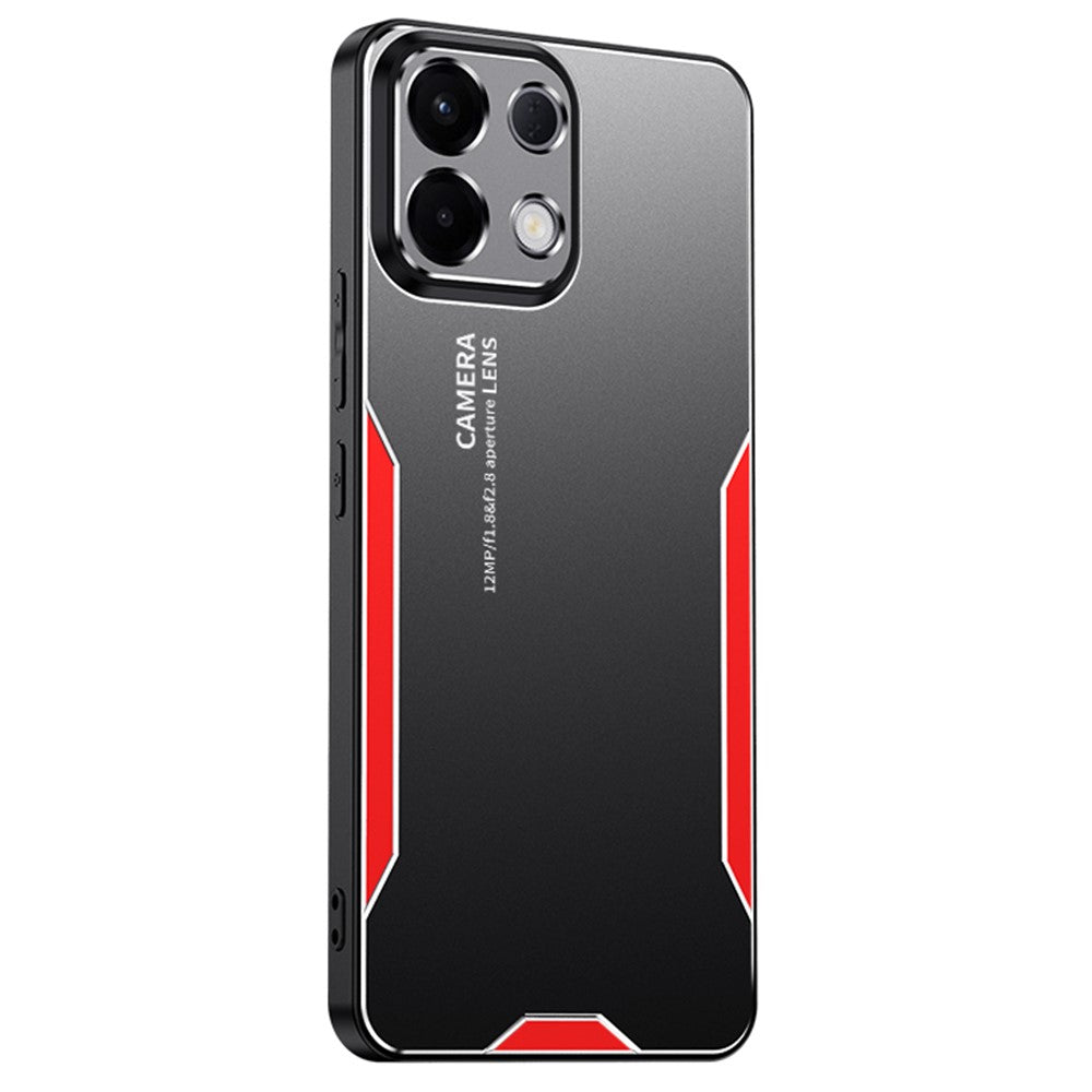 For Oppo K13 5G (Oppo K12s) Phone Case Aluminium Alloy TPU PC Back Cover - Red